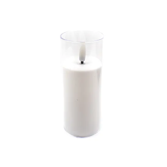 ŚWIECA LED uniwersalna do zniczy z efektem płomienia15cm